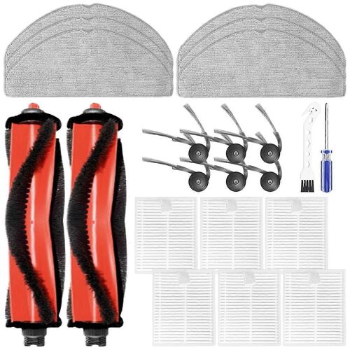 Kit d'accessoires de remplacement pour aspirateur robot M5 : brosse principale, filtre HEPA, tampons de nettoyage