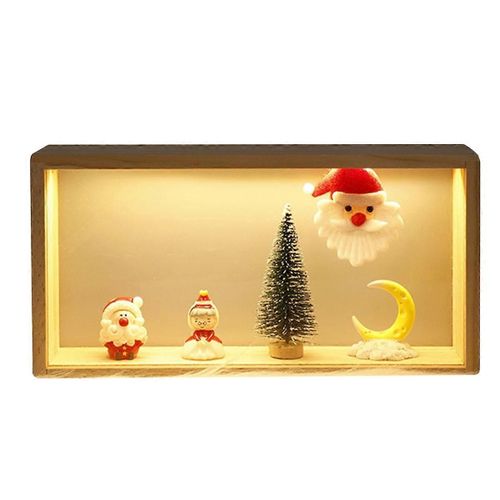 Support de veilleuse de Noël,mini support de décoration de sapin de Noël A