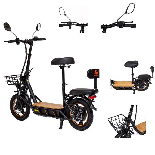 Kukirin C1pro Trottinette Électrique 500w, Scooter Électrique Pour Adultes Avec Batterie 48v 26 Ah Autonomie De 100 Km Pour Les Trajets Urbains, La Conduite Tout-Terrain, Etc