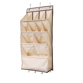 Grille A Chaussure Porte MISSLO Organiseur De Chaussures à Suspendre Sur La Porte - 24 Rangement Chaussure à Suspendre