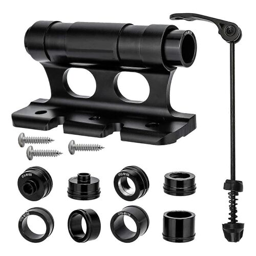Bloc De Montage De Fourche Avant Polyvalent, Adaptateurs De Support De Vélo De Route À Axe Traversant À Dégagement Rapide Pour Porte-Bagages De Camion/Remorque/Vélos