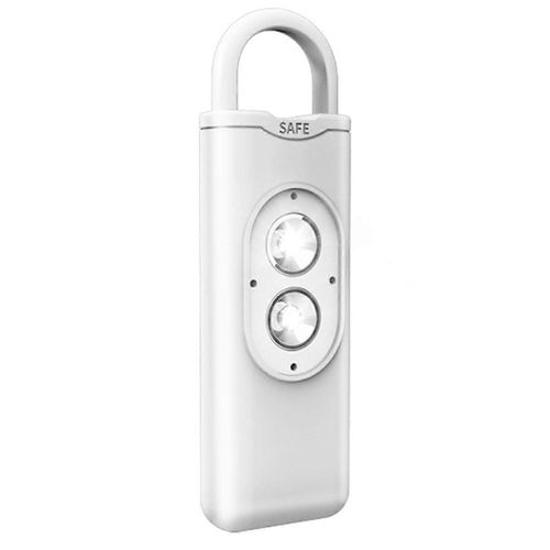 Alarme anti-loup 130 dB pour fille et femme,blanche