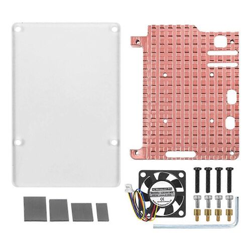 Pour 5 Botier en mtal de dissipateur thermique en cuivre avec ventilateur