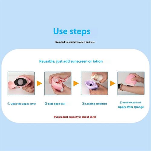 Applicateur De Crème Solaire Pour Enfants,Ensemble De Pinceaux Sunblock Buddy