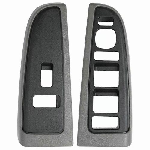 1 Paire De Caches D'interrupteur De Vitre Avant 89045128 89045120 Pour Accoudoir Supérieur 03-07, Gris Foncé