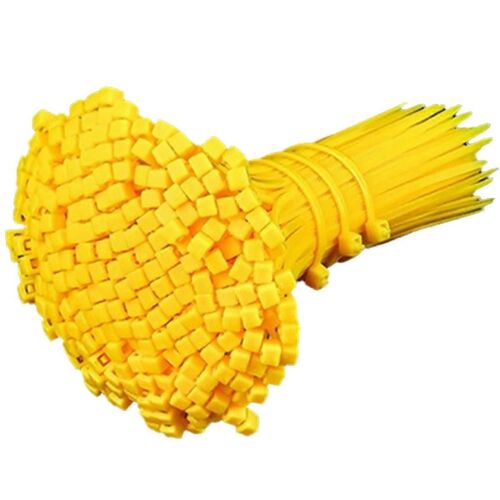 Colliers de serrage en nylon autobloquants Colliers de serrage jaunes 4X200mm 500 pcs