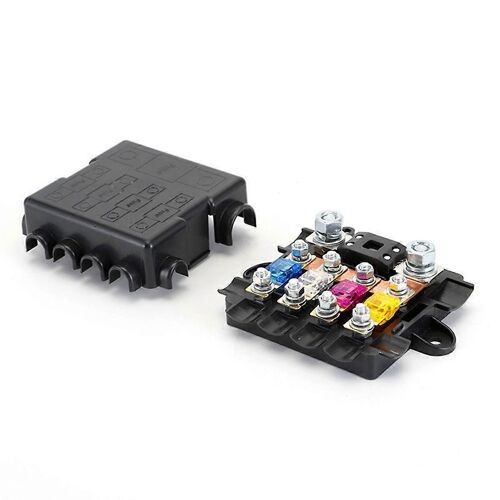 Heavy Duty Power Distribution Fuse Box Block For & Midi