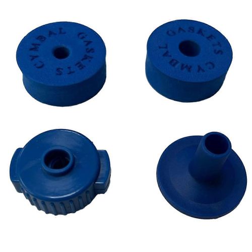 Protection De Cymbale Bleue En Feutre De Coton Éponge