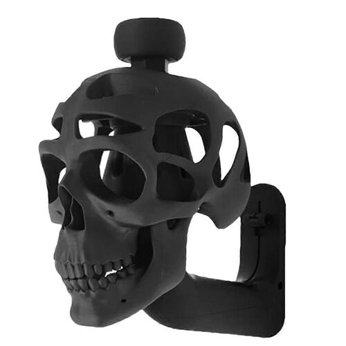 Support mural pour casque de sécurité en forme de crâne 3D