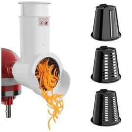 Accessoire de déchiqueteuse pour batteur sur socle KitchenAid,râpe à fromage