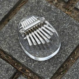 Instrument De Piano À Doigts Kalimba En Cristal Transparent Chat