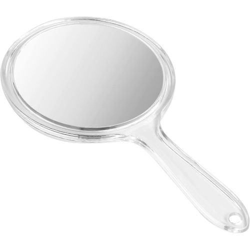 Miroir À Main Miroir Double Face Miroir De Maquillage Grossissant 1x/3x Rond Portable Avec Poignée 
