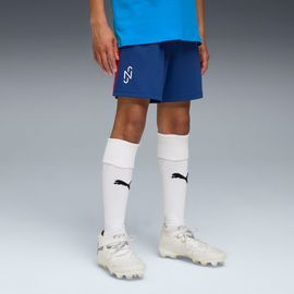Puma Short D’Entraînement De Football Neymar Jr Playmaker Enfant Et Adolescent, Vêtements, Blazing Bleu/Blanc/Ultra Bleu, 15-16y
