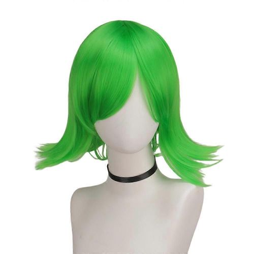 Enfants Filles Cosplay À L'envers Extérieur Perruques Vertes Perruques Halloween Fête Perruque Perruque Cheveux Déguisements Fille Roleplay Perruque