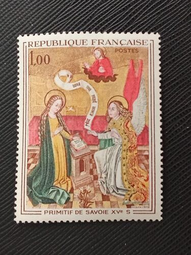 Timbre France Yt 1640 Primitif De Savoie; Quinzième Siècle 1970 ( 0080505 )