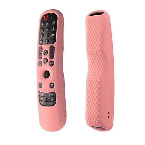 Housse de protection antichoc en silicone pour télécommande Smart TV an-MR21 MR22, rose