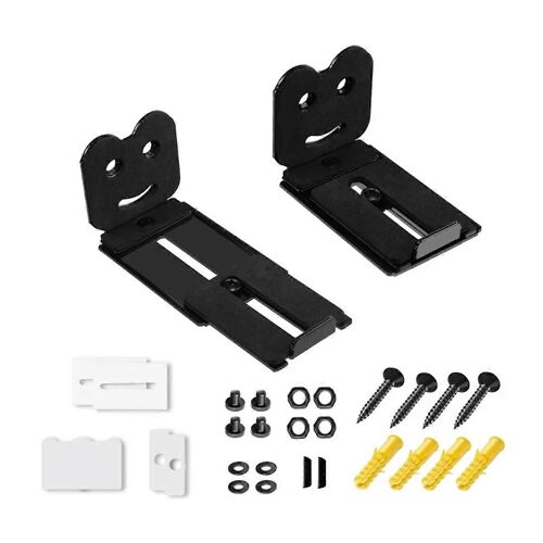 Support Mural Flottant Pour Haut-Parleur, 2 Pièces, Pour Home Cinéma, Bras Extensibles