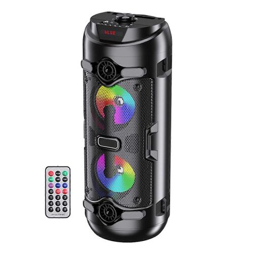 Enceinte colonne portable sans fil Bluetooth, grande enceinte puissante, centre de musique, caisson de basses, colonne avec