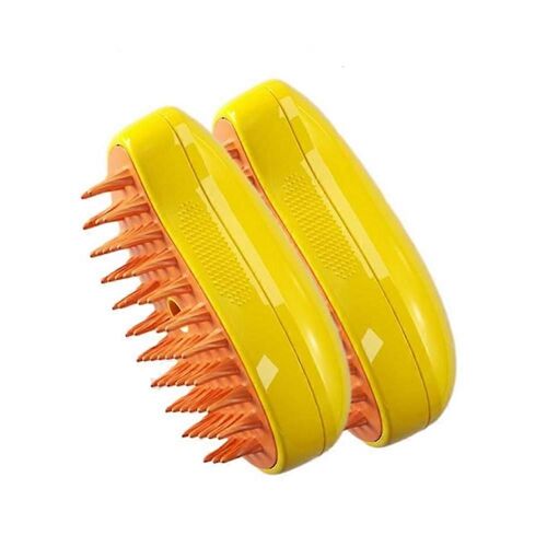 Steamy -Brosse - 3 En1 -Brosse À Vapeur,Brosse À Vapeur Autonettoyante, -Brosse À Vapeur Pour Le Massage, -Cheveux B