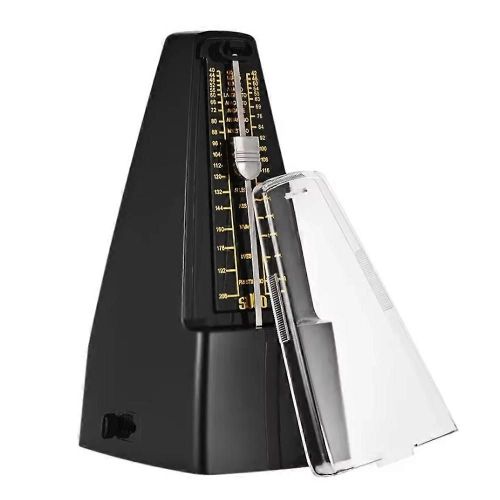 Métronome Mécanique De Précision Standard Pour Piano,Guitare,Noir