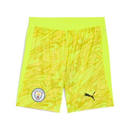 Puma Short De Gardien De But 25/26 Manchester City Homme, Sport, Jaune Alert, Xs