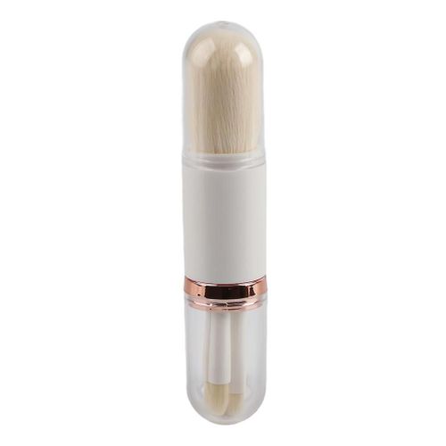 Ensemble De Pinceaux De Maquillage Rétractables 4 En 1 Pour Le Voyage Blush Bronzer Contouring Blending Polishing Eyeshadow Pinceaux De Maquillage Portables 