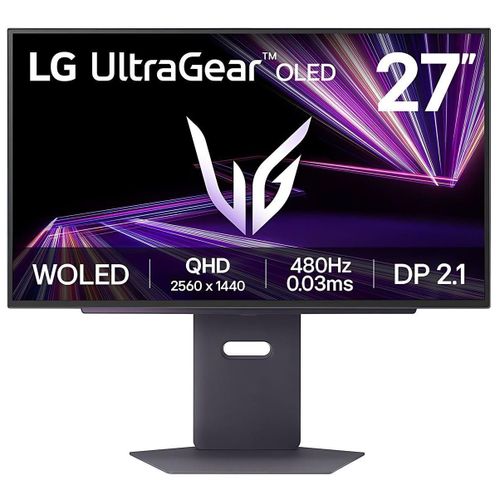 LG UltraGear 27GX790A-B - Moniteur OLED - jeux - 27" (26.5" visualisable) - 2560 x 1440 QHD @ 480 Hz - 1300 cd/m² - 1500000:1 - DisplayHDR 400 True Black - 0.03 ms - 2xHDMI, DisplayPort