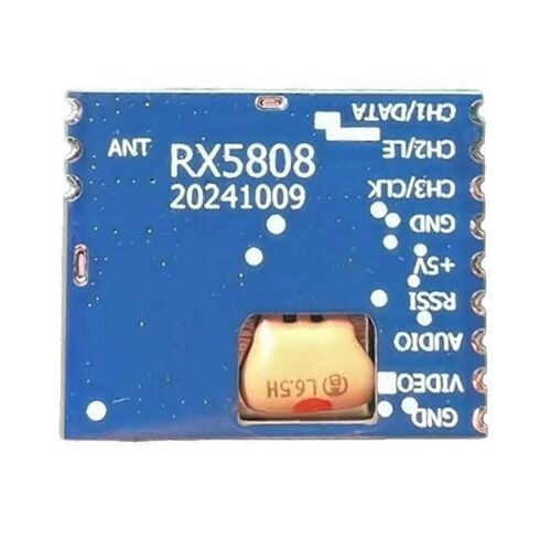 Module récepteur audio vidéo sans fil RX5808 5,8 GHz Module récepteur audio vidéo 8 canaux avec module audio SPI