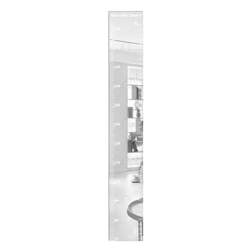 Tableau de mesure de la hauteur avec autocollant mural,règle décorative pour miroir,18 x 120 cm