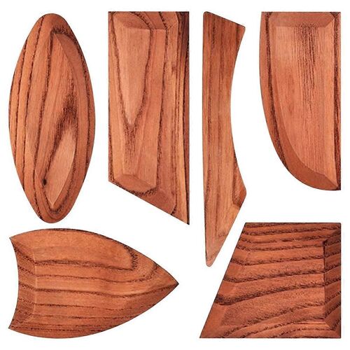 Lot de 6 plâtres pour modeler les pieds en poterie,pour sculpter les côtes et retirer la membrane
