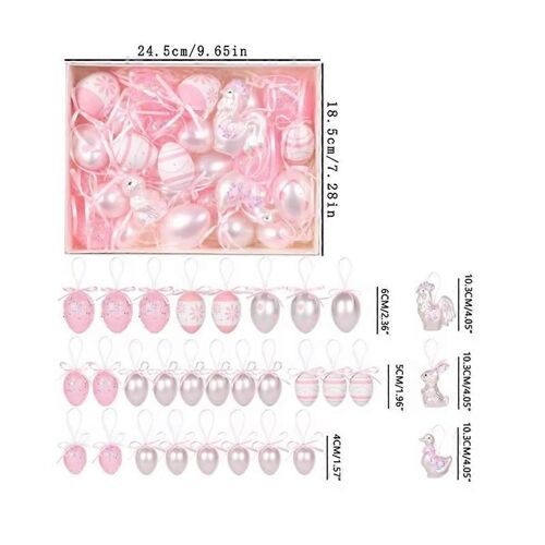 Décoration De Vacances D'oeufs De Pâques Décoration D'oeufs À Suspendre Pour Célébration Du Printemps