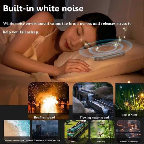 Haut-parleur à conduction osseuse sous l'oreiller,bruit blanc,blanc