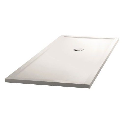 Receveur de douche plat NOVELLINI OLYMPIC PLUS 120x90 cm avec bonde H 4,5cm-Blanc-Blanc--