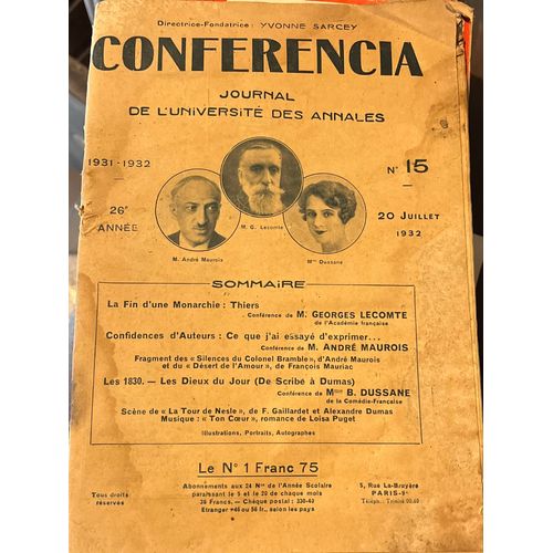 Conférencia Numéro 15