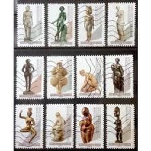"Le Nu Dans L'Art" Sculptures De Femmes Et Déesses Série Complète Année 2019 Autoadhésifs N° 1695 1696 1697 1698 1699 1700 1701 1702 1703 1704 1705 1706 Yvert Et Tellier