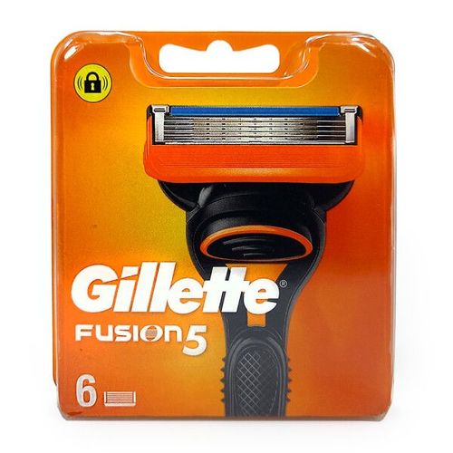 Gillette - Fusion 5 - Lot De 6 Lames. 