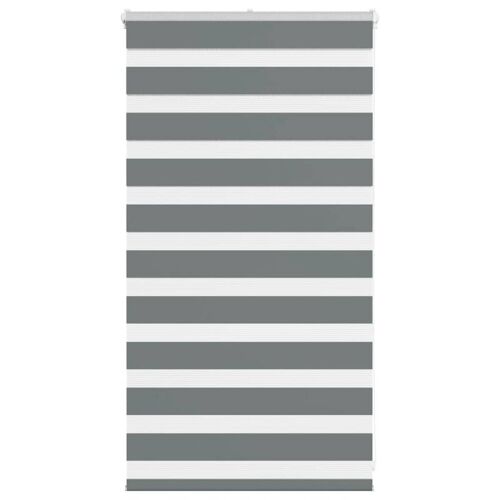 Vidaxl Store Zèbre Gris Foncé Largeur Du Tissu 85,9 Cm Polyester