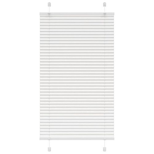 Vidaxl Store Plissé Blanc 70x150 Cm Largeur Du Tissu 69,4 Cm Polyester