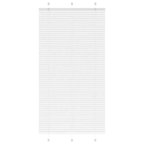 Vidaxl Store Plissé Blanc 105x200cm Largeur Du Tissu 104,4cm Polyester