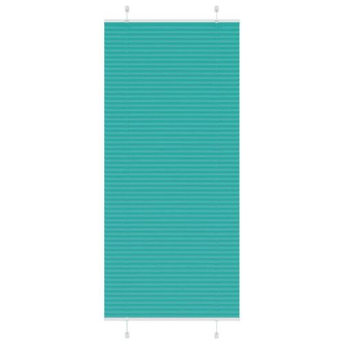 Vidaxl Store Plissé Vert Pétrole 95x200 Cm Largeur Du Tissu 94,4 Cm