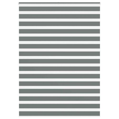 Vidaxl Store Zèbre Gris Foncé Largeur Du Tissu 155,9 Cm Polyester