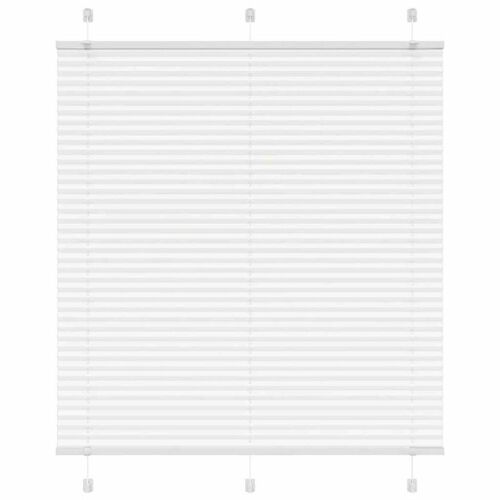 Vidaxl Store Plissé Blanc 115x100cm Largeur Du Tissu 114,4cm Polyester