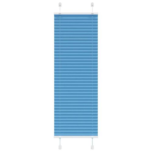 Vidaxl Store Plissé Bleu 40x150 Cm Largeur Du Tissu 39,4 Cm Polyester