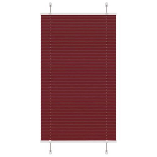 Vidaxl Store Plissé Rouge Bordeaux 80x100 Cm Largeur Du Tissu 79,4 Cm