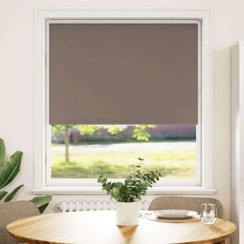Vidaxl Store Enrouleur Occultant Café 100x175cm Largeur Du Tissu