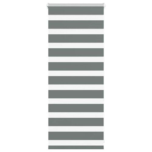 Vidaxl Store Zèbre Gris Foncé Largeur Du Tissu 55,9 Cm Polyester