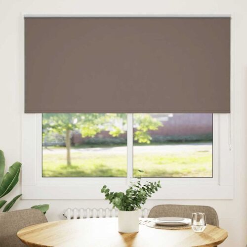 Vidaxl Store Enrouleur Occultant Café 145x150cm Largeur Du Tissu
