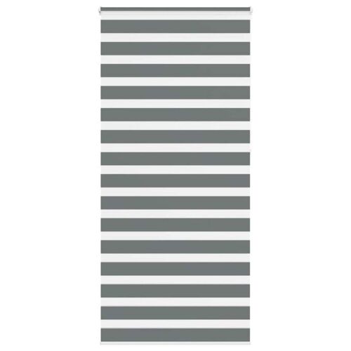 Vidaxl Store Zèbre Gris Foncé Largeur Du Tissu 100,9 Cm Polyester