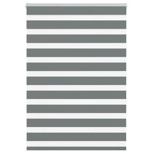 Vidaxl Store Zèbre Gris Foncé Largeur Du Tissu 105,9 Cm Polyester