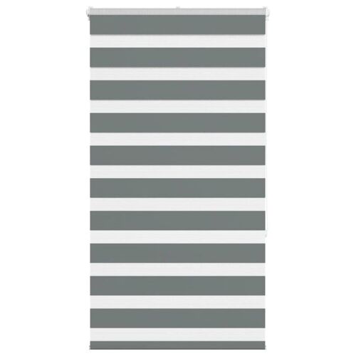 Vidaxl Store Zèbre Gris Foncé Largeur Du Tissu 65,9 Cm Polyester